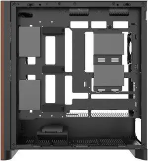 Thermaltake S370 WS; Mid Tower Chassis; Wood Front Trim; 4x120mm CT120 PWM Fans Included; 360mm Radiator Support; 410mm GPU Clearance; 200mm Max PSU Length; 175mm Air Cooler Max Height; E-ATX/ATX/mATX