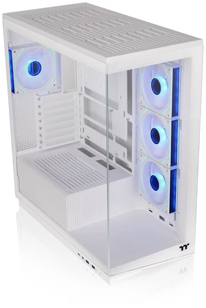 Thermaltake Stage 450 TG ARGB; Mid Tower Chassis; 3x120mm Infinity ARGB Reverse PWM fans, 1x120mm Infinity ARGB PWM fan; mITX/mATX/ATX Support; 360mm Radiator Support; Snow; CA-12B-00M6WN-00 Thermaltake Stage 450 TG ARGB; Mid Tower Chassis; 3x120mm Infinity ARGB Reverse PWM fans, 1x120mm Infinity ARGB PWM fan; mITX/mATX/ATX Support; 360mm Radiator Support; Snow; CA-12B-00M6WN-00