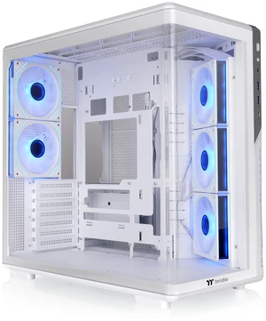 Thermaltake View 590 TG ARGB; Mid Tower; 4mm Curved Tempered Glass; 3x120mm Infinity ARGB Reverse PWM fans, 2x120mm Infinity ARGB PWM Fans; mITX/mATX/ATX Support; Snow; CA-12C-00M6WN-01 Thermaltake View 590 TG ARGB; Mid Tower; 4mm Curved Tempered Glass; 3x120mm Infinity ARGB Reverse PWM fans, 2x120mm Infinity ARGB PWM Fans; mITX/mATX/ATX Support; Snow; CA-12C-00M6WN-01