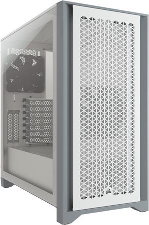 Corsair 4000D Airflow CC9011201WW White Steel  Plastic  Tempered Glass ATX Mid Tower Computer Case