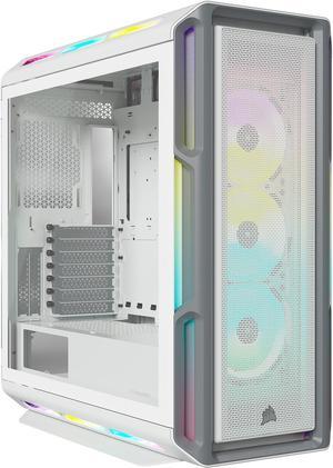 Corsair iCUE 5000T RGB CC-9011231-WW White Steel / Plastic / Tempered Glass ATX Mid Tower Computer Case