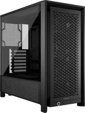 Corsair Frame 4000D Black Steel / Tempered Glass ATX Mid Tower Computer Case with RM850e Power Supply installed