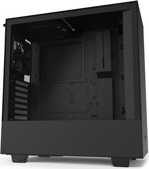 NZXT H510 - Compact ATX Mid-Tower PC Gaming Case - Front I/O USB Type-C Port - Tempered Glass Side Panel - Cable Management System - Water-Cooling Ready - Steel Construction - Black, CA-H510B-B1