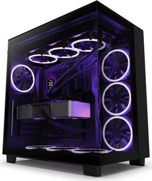 NZXT H9 Flow - All Black - CM-H91FB-01 - Dual-Chamber Mid-Tower Airflow Case