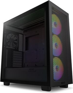 NZXT H Series H7 (2023) Flow RGB Edition ATX Mid Tower Chassis Black Color-CM-H71FB-R1