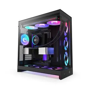 NZXT CM-H92FB-P1 Black tinted tempered glass Mid-Tower Case (Computer Cases - ATX Form)
