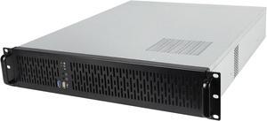 Rosewill RSV-Z2850U 2U Server Chassis Rackmount Case, 4x 3.5" Bays, 2x 2.5" Devices, ATX Compatible, Up to 4x 80mm Fans, 1x USB 3.0, 1x USB 2.0, Silver/Black