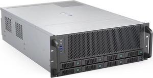 Rosewill 4U Server Chassis|Supports up to 4 GPUs|8 Hot-Swap 3.5"/2.5" SATA/SAS up to 12Gbps|E-ATX Compatible|3x 12038 Hot-Swap Fans, 2 Rear 8038 Fans|USB 3.2 Type-C|With Rail Kit|Ideal for AI Servers