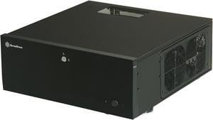 SILVERSTONE Black Aluminum / Steel Grandia Series SST-GD07B ATX Media Center / HTPC Case