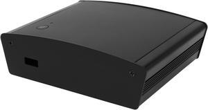 SilverStone PT15B-H1D2 Black Aluminum / Plastic Computer Case with 1x HDMI and 2x Display Ports
