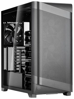 SilverStone SETA A2 Black Steel / Plastic / Tempered Glass Mid-Tower Mid-Tower Chassis SilverStone SETA A2 Black Steel / Plastic / Tempered Glass Mid-Tower Mid-Tower Chassis