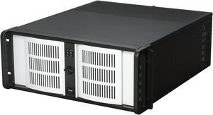 iStarUSA D-400-6-SILVER Steel 4U Rackmount Compact Stylish Server Chassis - OEM