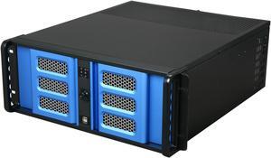 iStarUSA D-400-6SE Steel 4U Rackmount Compact Stylish Server Chassis - OEM