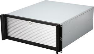 iStarUSA D-416-B5SA-SLV-SILVER Metal/ Aluminum 4U Rackmount Compact Stylish Server Chassis PS2 PSU - OEM