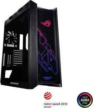 ASUS ROG Strix Helios GX601 RGB Mid-Tower Computer Case for up to EATX Motherboards with USB 3.1 Front Panel, Smoked Tempered Glass, Brushed Aluminum and Steel Construction, and Four Case Fans