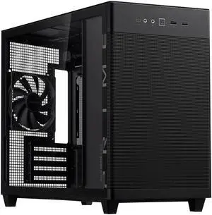 ASUS AP201 ASUS PRIME CASE TG BLACK Black Steel, Plastic/Steel, Plastic, TG Micro ATX Computer Case ASUS AP201 ASUS PRIME CASE TG BLACK Black Steel, Plastic/Steel, Plastic, TG Micro ATX Computer Case