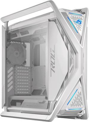 ASUS ROG Hyperion GR701 EATX full-tower computer case with Semi-open structure, tool-free side panels, supports up to 2 x 420mm radiators, built-in graphics card holder, 2x front panel Type-C