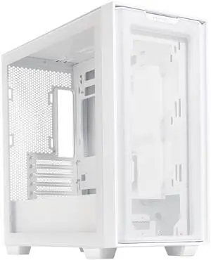 ASUS A21/WHT// Micro ATX Computer Case Steel / Plastic / Tempered Glass-White ASUS A21/WHT// Micro ATX Computer Case Steel / Plastic / Tempered Glass-White