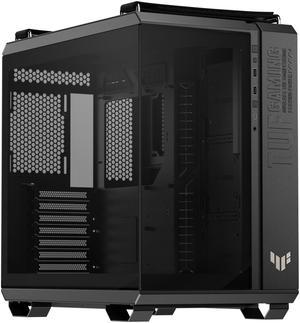 ASUS TUF Gaming GT502 Horizon ATX Mid-Tower Gaming Case (boundless panoramic design, dual-chamber, independent CPU and GPU cooling zones, tool-free side panels, USB 10 Gbps Type-C front panel)