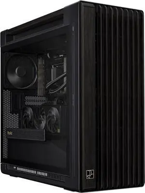 ASUS PA602 Black Steel/ABS Plastic/Wood/Tempered Glass Micro ATX Mid Tower Computer Case
