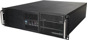 Athena Power RM-3UWIN525 Black 1.2mm SECC 3U Rackmount Server Case - OEM
