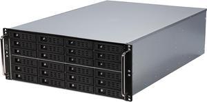 Athena Power RM-4UG4243HE12 Black SGCC (T=1.2mm) 4U Rackmount Server Case