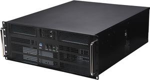 Athena Power RM-4U8G525 Black SGCC (T=1.2mm) 4U Rackmount Server Case - OEM