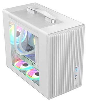 Bgears White Micro ATX Cases,  ABS + Mesh, USB3.0 + Type C + Mic / HD Audio, White   BG30149