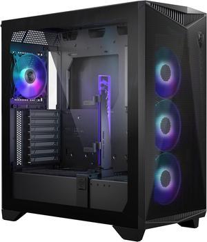 MSI MAG FORGE 112R - Mid-Tower Gaming PC Case: Tempered Glass Side