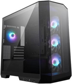 MSI MAG PANO M100R PZ Black Micro ATX Gaming Case Support BackConnect Motherboard 270degree Panoramic Display