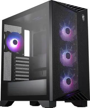 MSI MPG GUNGNIR 211R AIRFLOW PZ , TH, 1xUSB 3.0, 1xType C, 4x120mm PWM ARGB Fan, Tempered Glass Window, Brown Box, Solid Wood Pallet packing