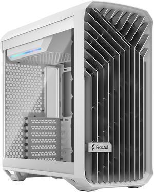 Fractal Design Torrent Compact White Steel / Tempered Glass ATX Mid Tower Computer Case ATX Power Supply