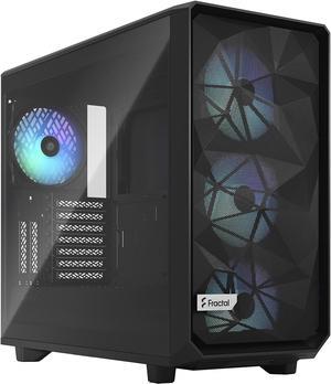 Fractal Design Meshify 2 RGB Black TG Light Tinted Tempered Glass Window ATX Mid Tower Computer Case