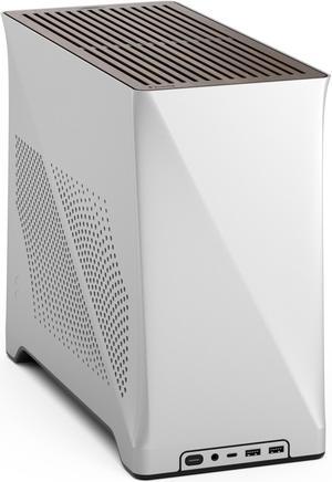 Fractal Design Era 2 Silver Anodized Aluminum/Steel Mini-ITX Compact Small Form Factor PC Case