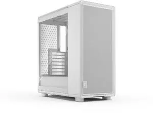 Fractal Design Epoch White - Tempered Glass Clear Tint - High Airflow PC Gaming Case - Mesh Front Panel - Three Momentum 12 Fans Included - Spacious Interior - ATX/mATX/ITX Support