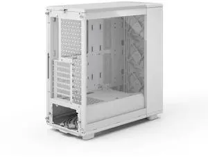 Fractal Design Epoch XL White - Tempered Glass Clear Tint - High Airflow PC Gaming Case - Mesh Front Panel - Three Momentum 14 Fans Included - Spacious Interior - ATX/mATX/ITX and Reverse Connector