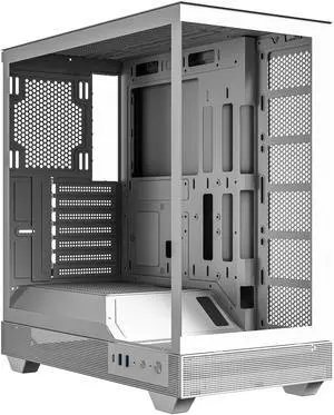 DIYPC IDX6-W-NF White Dual USB3.0 / Type C Tempered Glass ATX Gaming Computer Case w/ Dual Tempered Glass Panel (Fans Not Included) DIYPC IDX6-W-NF White Dual USB3.0 / Type C Tempered Glass ATX Gaming Computer Case w/ Dual Tempered Glass Panel (Fans Not Included)