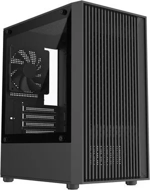 DIYPC DIY-V2-MicroATX Black USB3.0 / Type C Tempered Glass Micro ATX Gaming Computer Case w/ 1 x 120mm Fan x Rear Pre-Installed DIYPC DIY-V2-MicroATX Black USB3.0 / Type C Tempered Glass Micro ATX Gaming Computer Case w/ 1 x 120mm Fan x Rear Pre-Installed