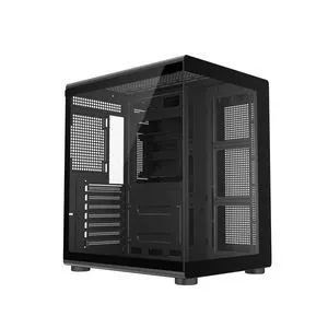 DIYPC DIY-V8-ATX Black USB3.0/ Type C Tempered Glass ATX Gaming Computer Case w/ Dual Tempered Glass Panel (Fan Is Not Included) DIYPC DIY-V8-ATX Black USB3.0/ Type C Tempered Glass ATX Gaming Computer Case w/ Dual Tempered Glass Panel (Fan Is Not Included)