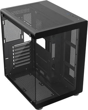 DIYPC DIY-V8-ATX Black USB3.0/ Type C Tempered Glass ATX Gaming Computer Case w/ Dual Tempered Glass Panel (Fan Is Not Included) DIYPC DIY-V8-ATX Black USB3.0/ Type C Tempered Glass ATX Gaming Computer Case w/ Dual Tempered Glass Panel (Fan Is Not Included)
