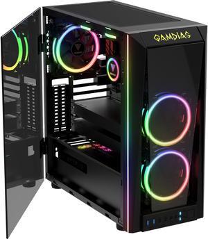Gamdias GD-TALOS M1A Black SPCC / ABS / Tempered Glass ATX Mid Tower Computer Case
