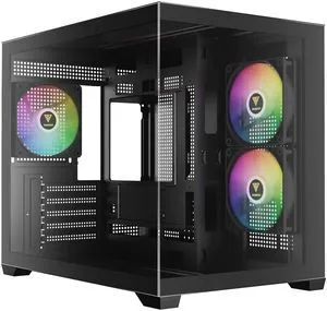 Gamdias AU-GC10M A V2 Black ABS / SPCC / Tempered Glass Micro ATX Tower Case Gamdias AU-GC10M A V2 Black ABS / SPCC / Tempered Glass Micro ATX Tower Case