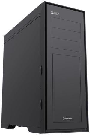 GAMEMAX Titan Silent 2 Black USB3.0/Type C ATX Gaming Full Tower Computer Case w/3 x Silent Fans (Pre-Installed). Support 4090 GPU and 360mm AIO