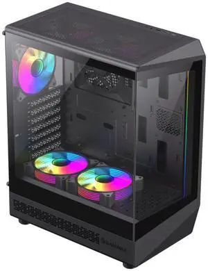 GAMEMAX Vista COC AB Black ATX Mid Tower Case (Computer Cases - ATX Form)