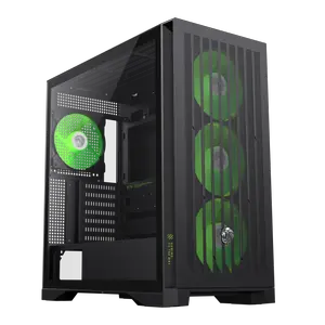 GAMEMAX Mid Tower Gaming Case LEADER 2 BK Leader 2 BK Black case. Comprehensive Compatibility: Supports E-ATX motherboards, 425mm GPUs, 420mm radiators, 245mm PSUs, and 185mm air coolers.