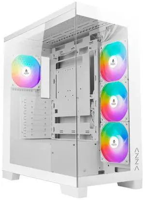 AZZA CSAZ-570W White ATX Mid Tower Cases (Computer Cases - ATX Form)