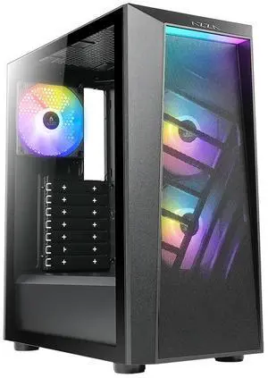 AZZA SENTINEL CSAZ-203A01 Black ATX Mid Tower Case