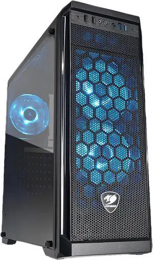 COUGAR MX330-G Air Black Steel / Tempered Glass ATX Mid Tower Computer Case COUGAR MX330-G Air Black Steel / Tempered Glass ATX Mid Tower Computer Case