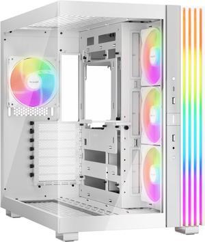 be quiet! LIGHT BASE 600 LX White ABS / Steel / Tempered Glass ATX Mid Tower Case