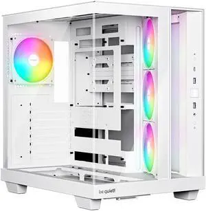 Be Quiet Light Base 500 LX White Light Base 500 LX White White ABS / Steel / Tempered Glass ATX / M-ATX / Mini-ATX case